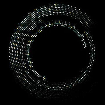 Set of Abstract Halftone Design Elements, vector illustration, logo 스톡 일러스트