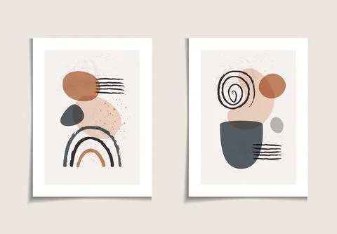 Set of Abstract Images Stock Illustration