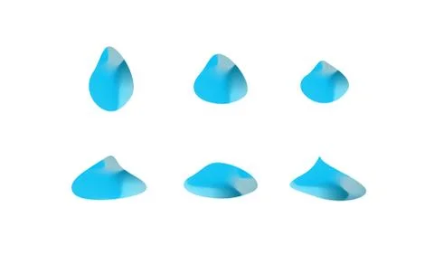 Set of abstract modern graphic elements. Gradient bright shapes in the form of Illustrazione stock