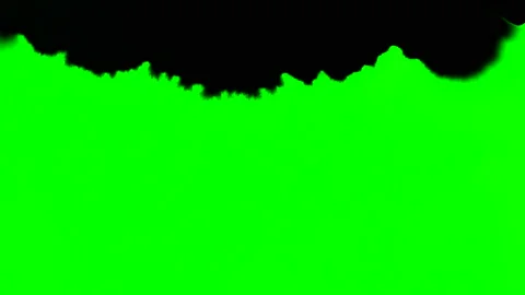 Set of abstract paint, ink bloom splatters, black droplets falling on chroma key Stock Footage 140980924