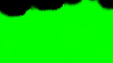 Set of abstract paint, ink bloom splatters, black droplets falling on chroma key Stock Footage 140981870