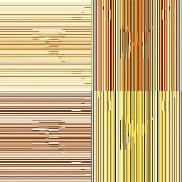 Set of abstract seamless background Illustrazione stock