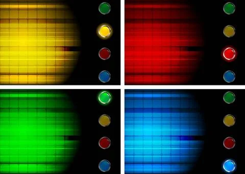 Set of abstract simple backgrounds - eps 10 Set of abstract simple backgro... Stock Photos