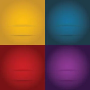 Set of abstract templates background - illustration Stock Illustration