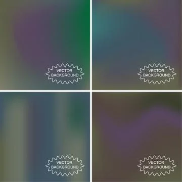 Set of abstract vector backgrounds Stock Illustration