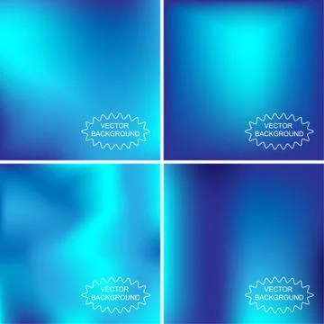 Set of abstract vector backgrounds Stock Illustration