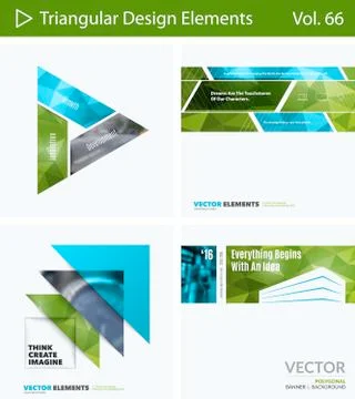 Set of Abstract vector design elements for graphic layout. Modern business 스톡 일러스트