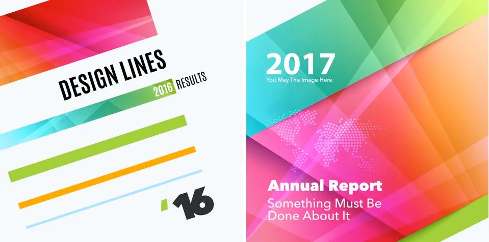 Set of Abstract vector design elements for graphic layout. Modern business イラスト素材