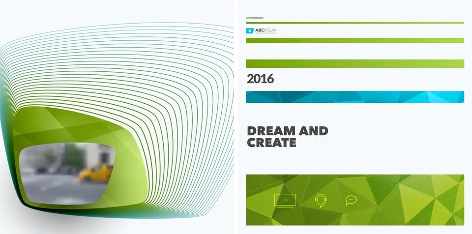 Set of Abstract vector design elements for graphic layout. Modern business 스톡 일러스트