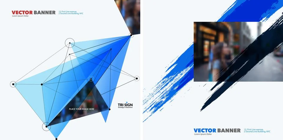 Set of abstract vector design elements for graphic template. 스톡 일러스트