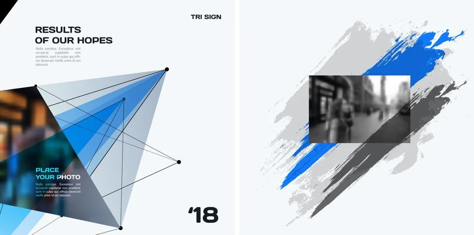 Set of abstract vector design elements for graphic template. 스톡 일러스트