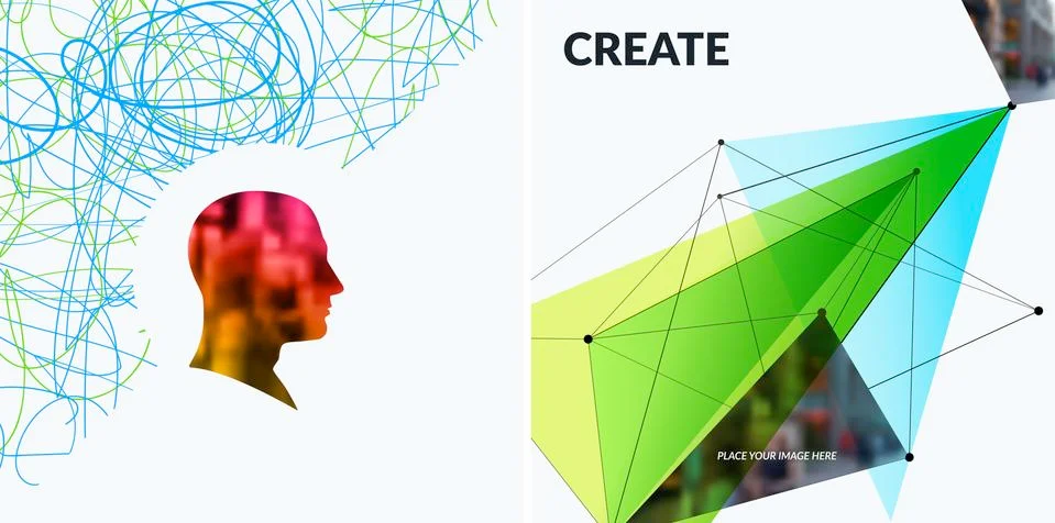 Set of abstract vector design elements for graphic template イラスト素材