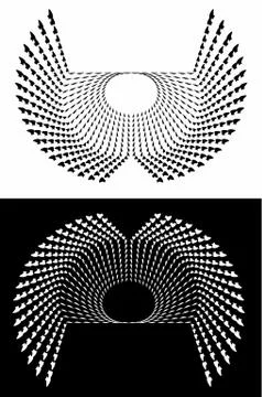 Set of abstract vector geometric elements Stock Illustration