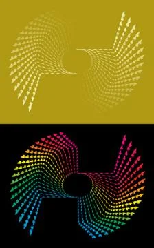 Set of abstract vector geometric elements Stock Illustration