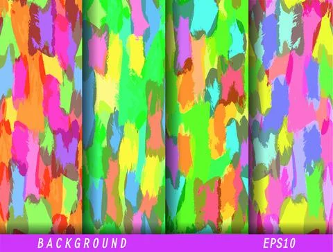 Set of abstract vector patterns for a wide range of applications, backgrounds Stock Illustration