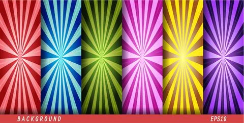 Set of abstract vector patterns for a wide range of applications, backgrounds Stock Illustration