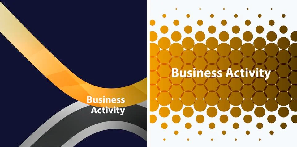 Set of abstract vector rounded design elements 스톡 일러스트