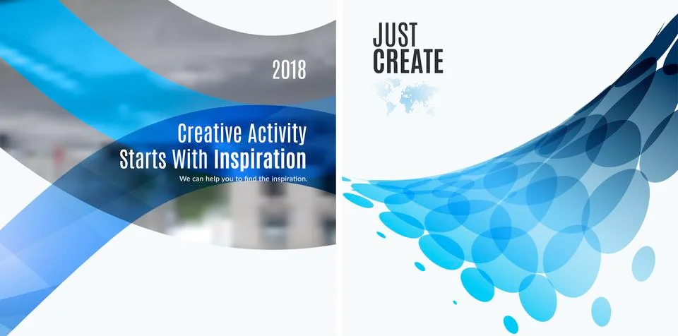 Set of abstract vector rounded design elements 스톡 일러스트