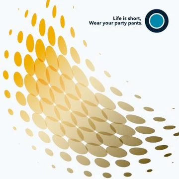 Set of Abstract vector yellow design rounds Stockillustratie