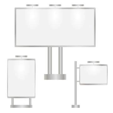 Set of advertising templates Stock Illustration