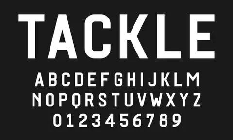 Set of alphabets font modern design Stock Illustration