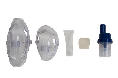Set of ambu mask for artificial lung ventilation isolated Stock Photos