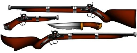 Set of ancient weapons Stock-Illustration