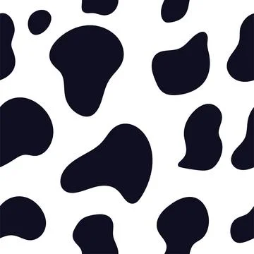 Set of animal pattern for textile design. Seamless pattern of dalmatian or co Illustrazione stock