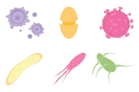 Set of animals in the form of a notepad sheet, vector illustration on a white Stock Illustration