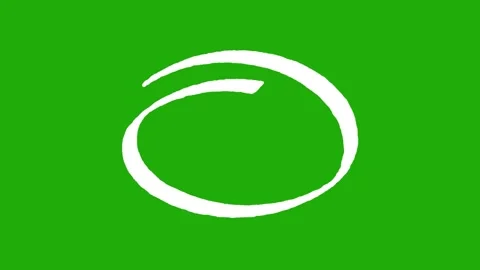 Set of Animated Hand Drawn Circles elements pack. Stock Footage 312437606