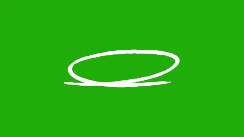 Set of Animated Hand Drawn Circles elements pack. Stock Footage 312437625