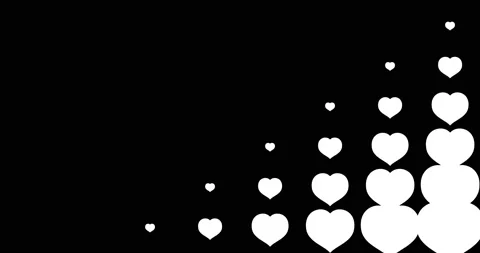 Set of Animated transition mask black and white luma matte. animation Stock Footage 159407338