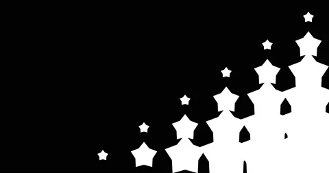 Set of Animated transition mask black and white luma matte. animation channel Stock Footage 159407342