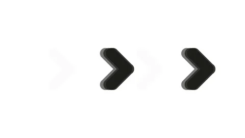 Set of arrows 4k animation on white background Видео 139208901