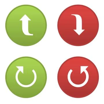 Set of arrows icons Stock Illustration