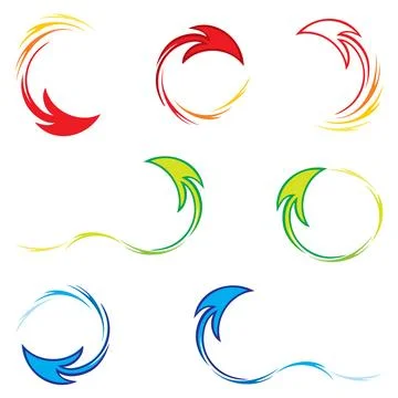 Set of arrows icons Stock Illustration