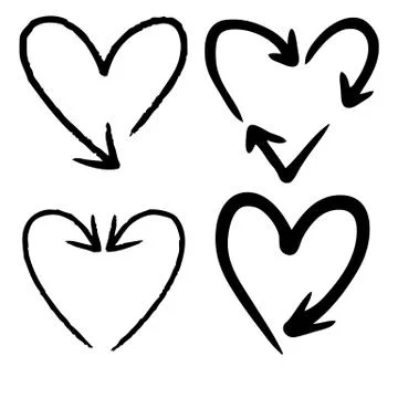 Set of arrows Stock Illustration