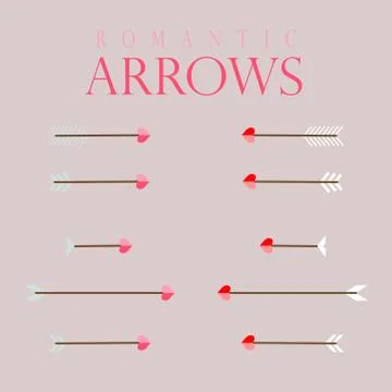 Set of arrows Stock Illustration