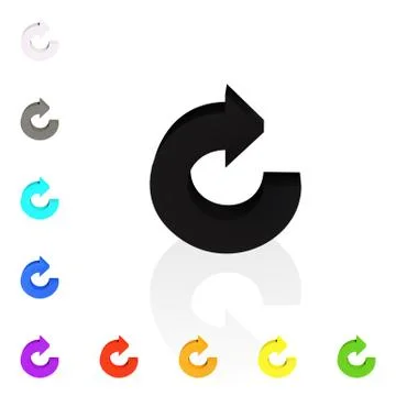 Set of arrows. Stock Illustration