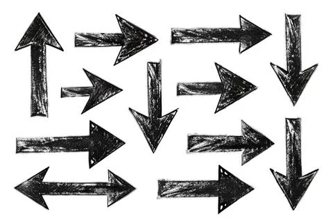 Set of arrows Stock Illustration