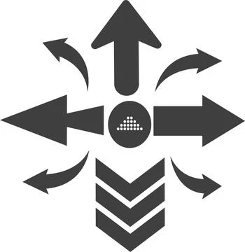 Set of arrows with monochromatic colors which can be used for many uses. Stock Illustration
