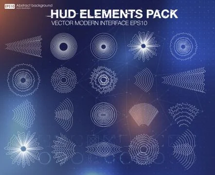 Set audio equalizer technology, pulse musical. Audio equalizer sound wave Stock Illustration