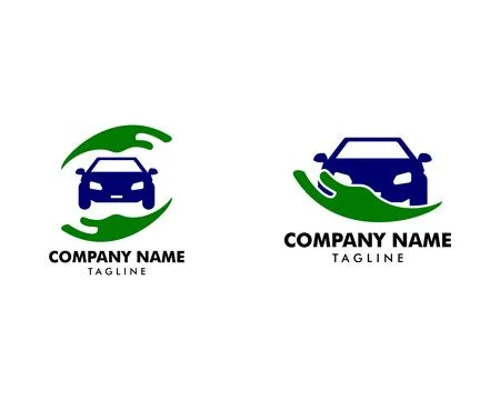 Set of Auto Car Care Logo Template Stock Illustration