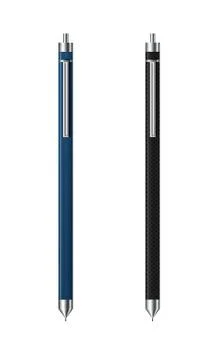 Set of automatic pencils isolated on white background. Stock Illustration