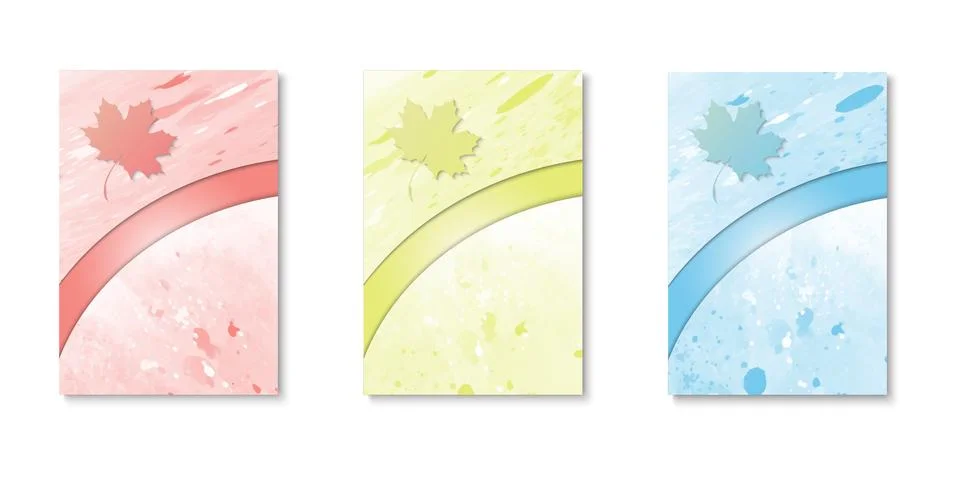 Set of background for covers design Stock Illustration