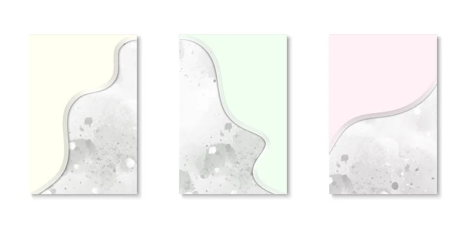Set of background for covers design Stock Illustration