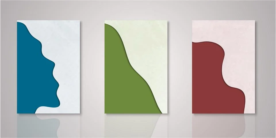 Set of background for covers design Stock Illustration