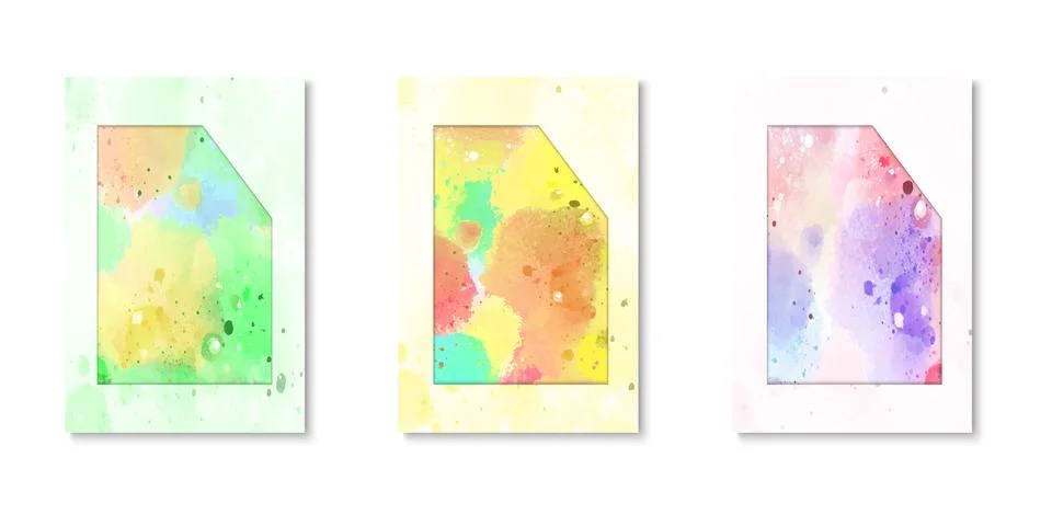 Set of background for covers design Stock Illustration