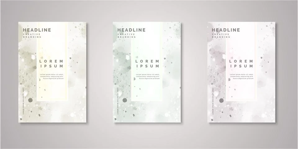 Set of background for covers design Stock Illustration