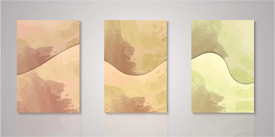 Set of background for covers design Stock Illustration